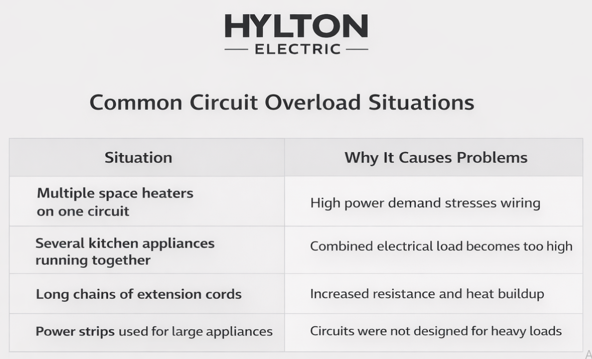 Overloaded Electrical Circuits