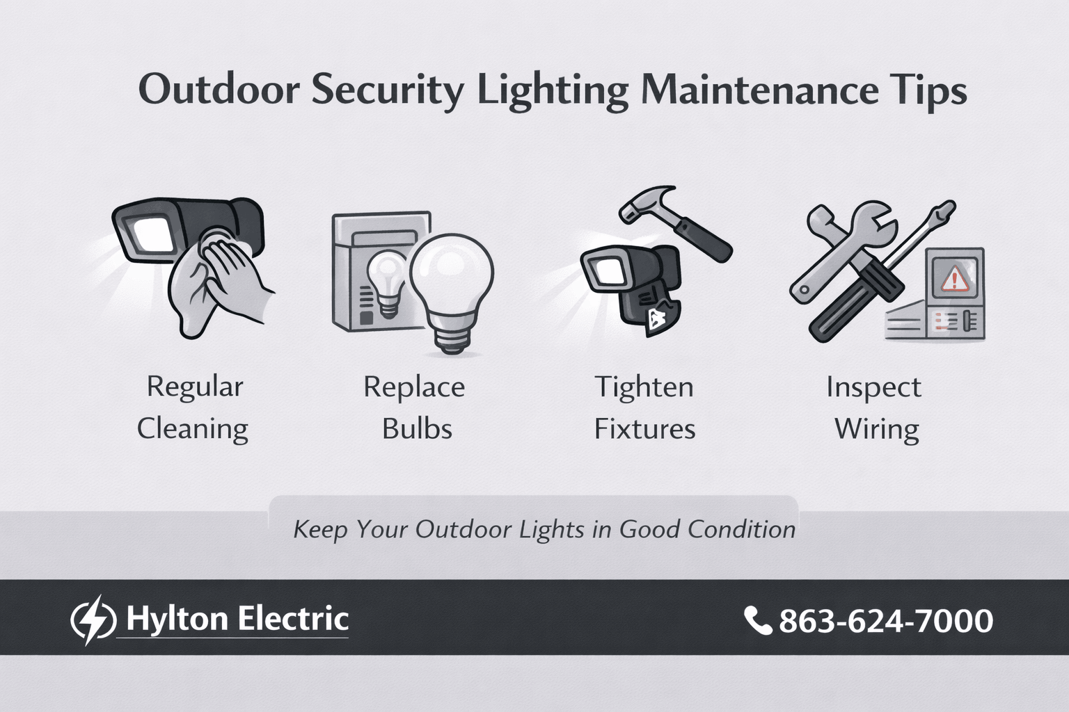 Outdoor Security Lighting Maintenance Tips