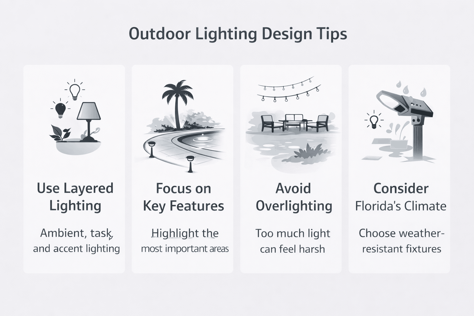 Pool and Patio Lighting Maintenance Tips