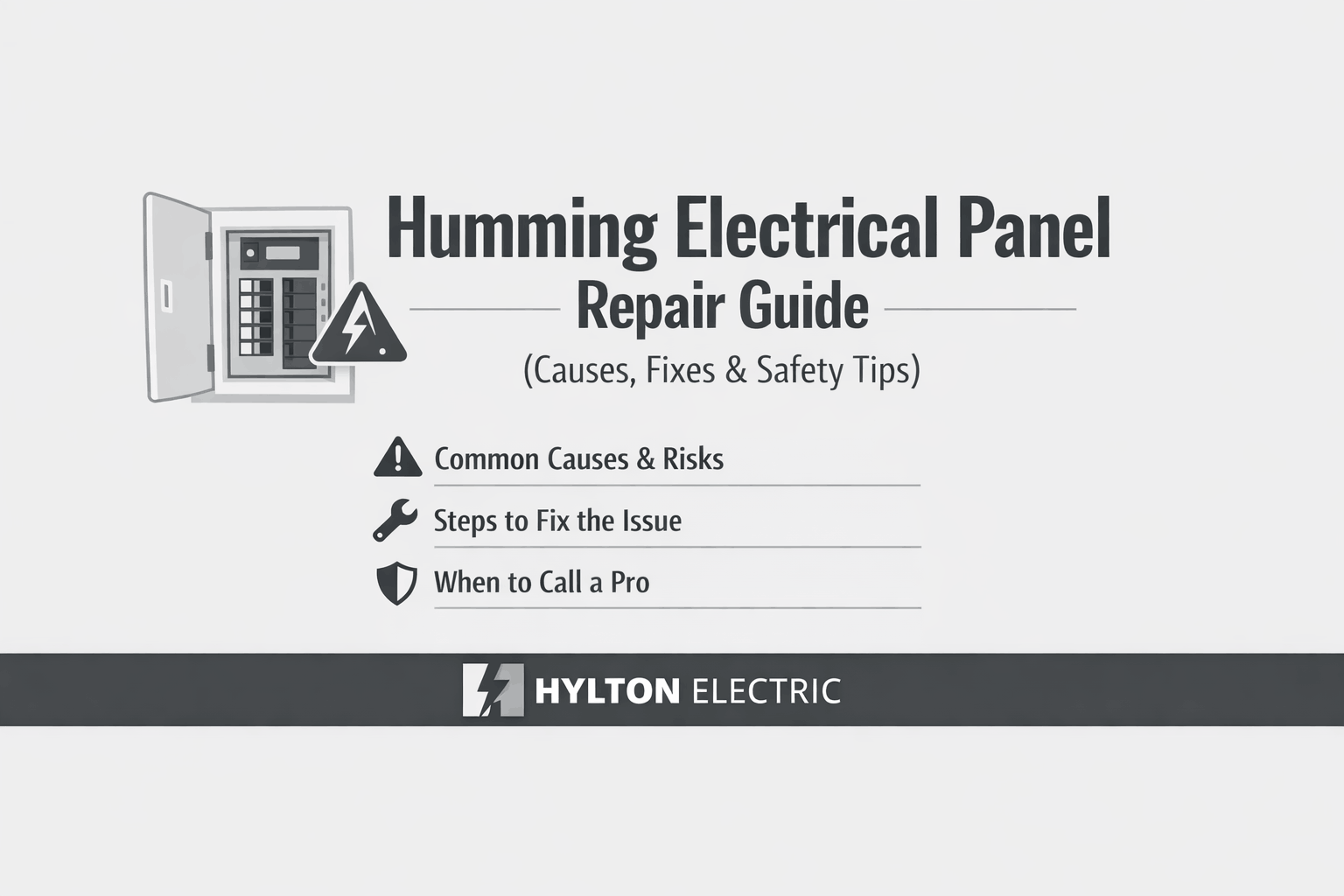 Humming Electrical Panel Repair Guide (Causes, Fixes & Safety Tips)
