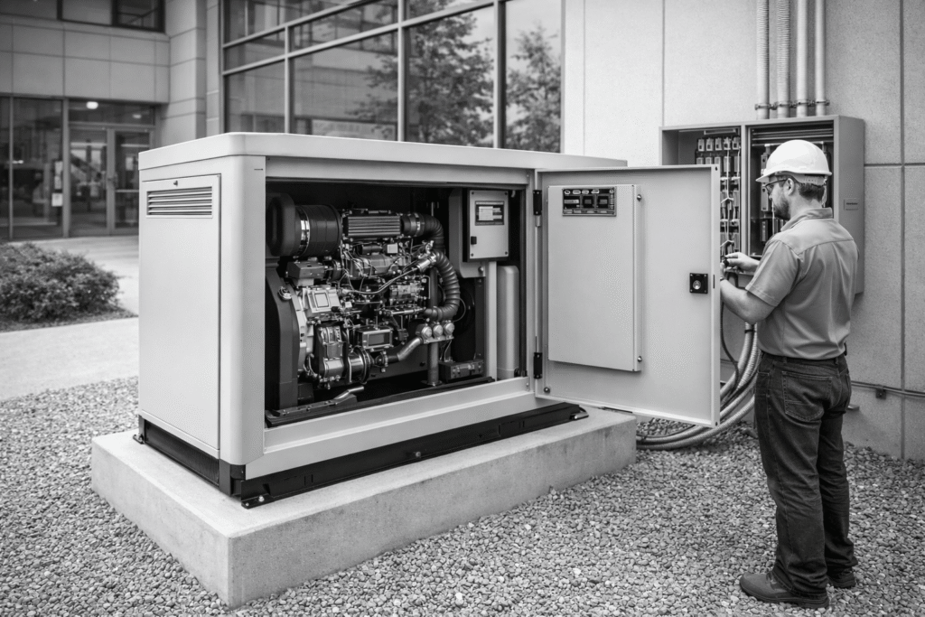 COMMERCIAL GENERATOR INSTALLATION & BACKUP POWER UPGRADES