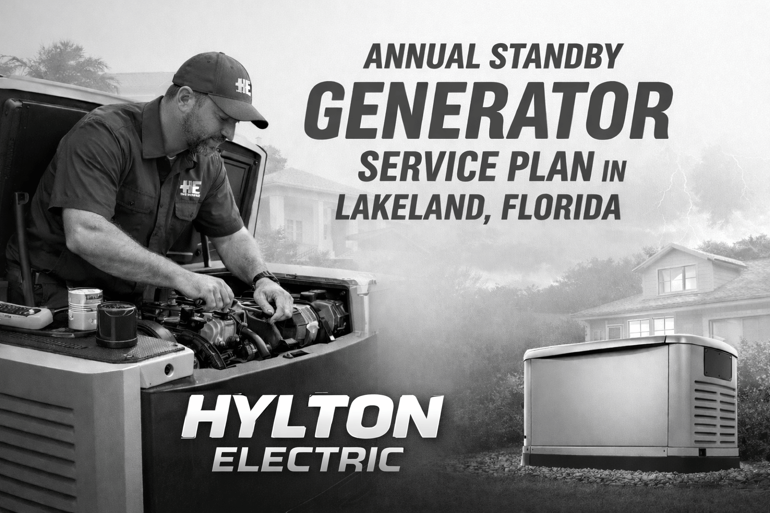 Annual Standby Generator Service Plan in Lakeland, Florida