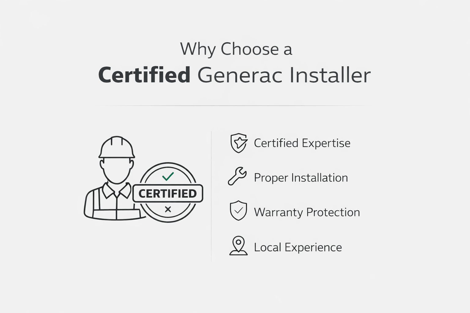 How to Choose the Right Generac Installer Near You