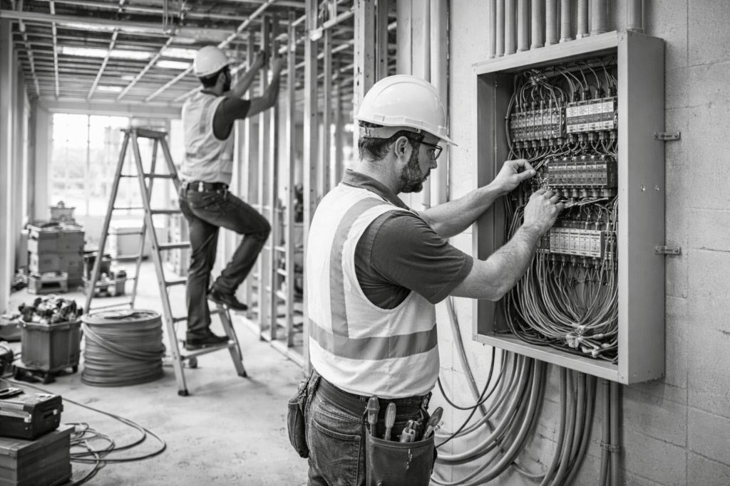 COMMERCIAL NEW CONSTRUCTION ELECTRICAL SERVICES 