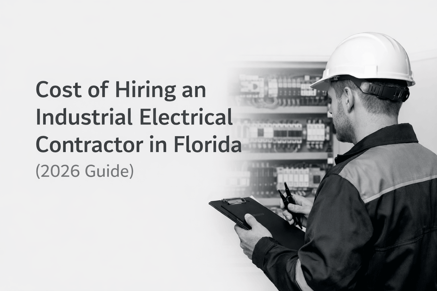 Cost of Hiring an Industrial Electrical Contractor in Florida (2026 Guide)