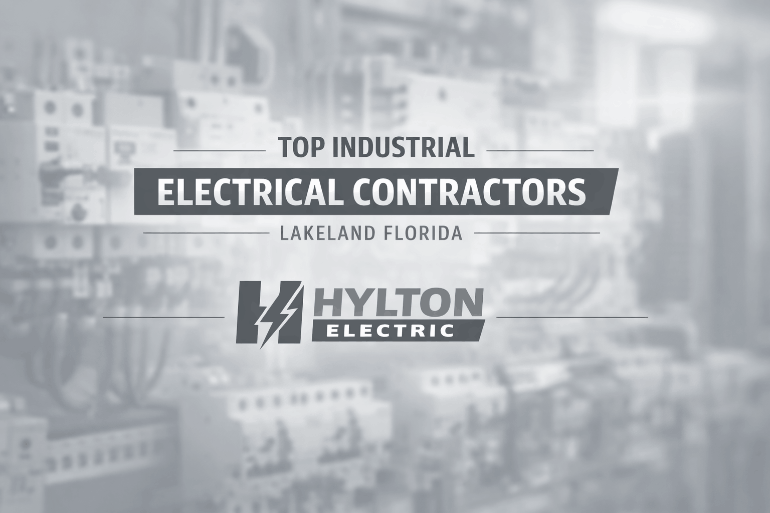 Top Industrial Electrical Contractors Lakeland Florida