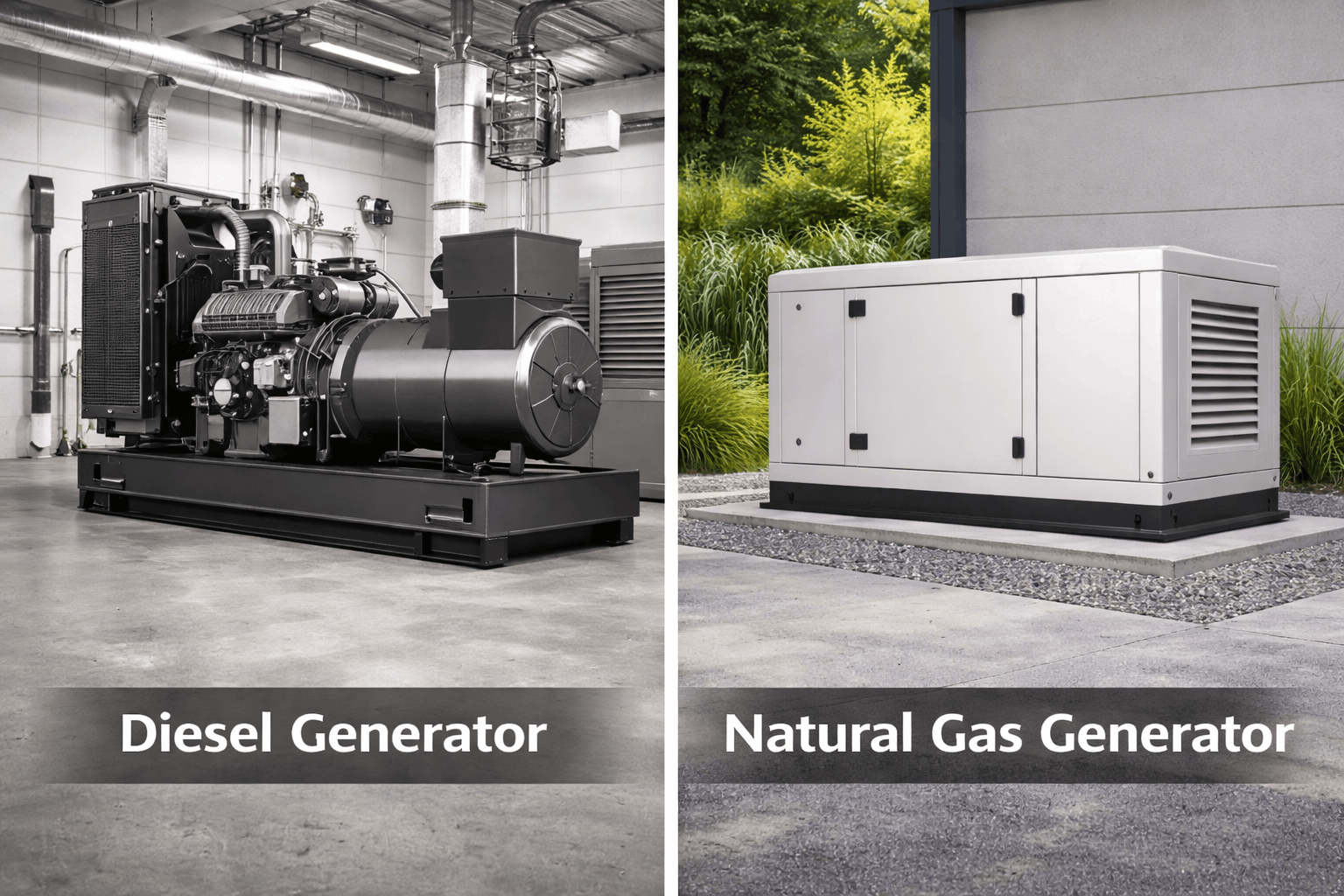 Diesel vs Natural Gas Generators