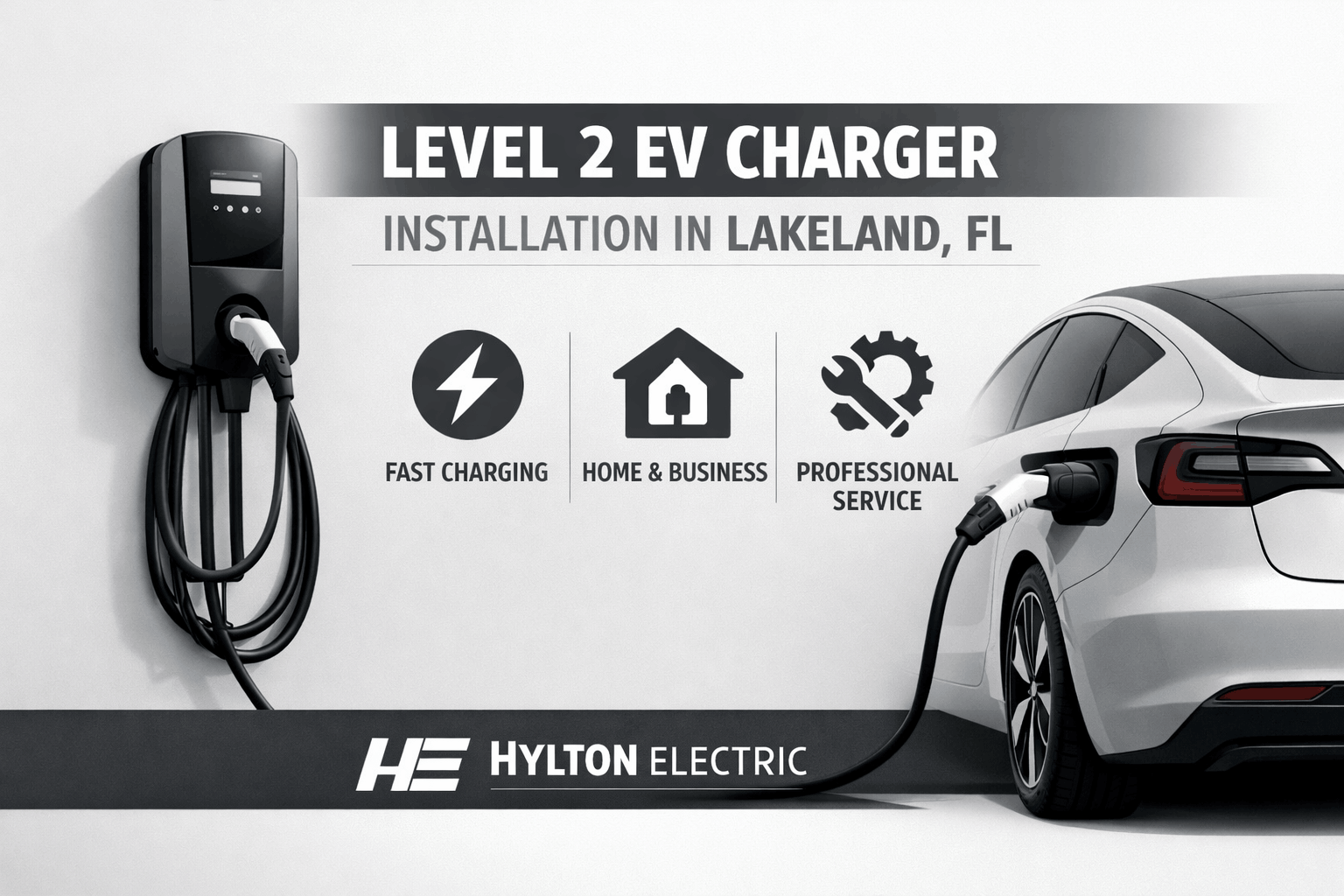 Level 2 EV Charger Installation in Lakeland, FL