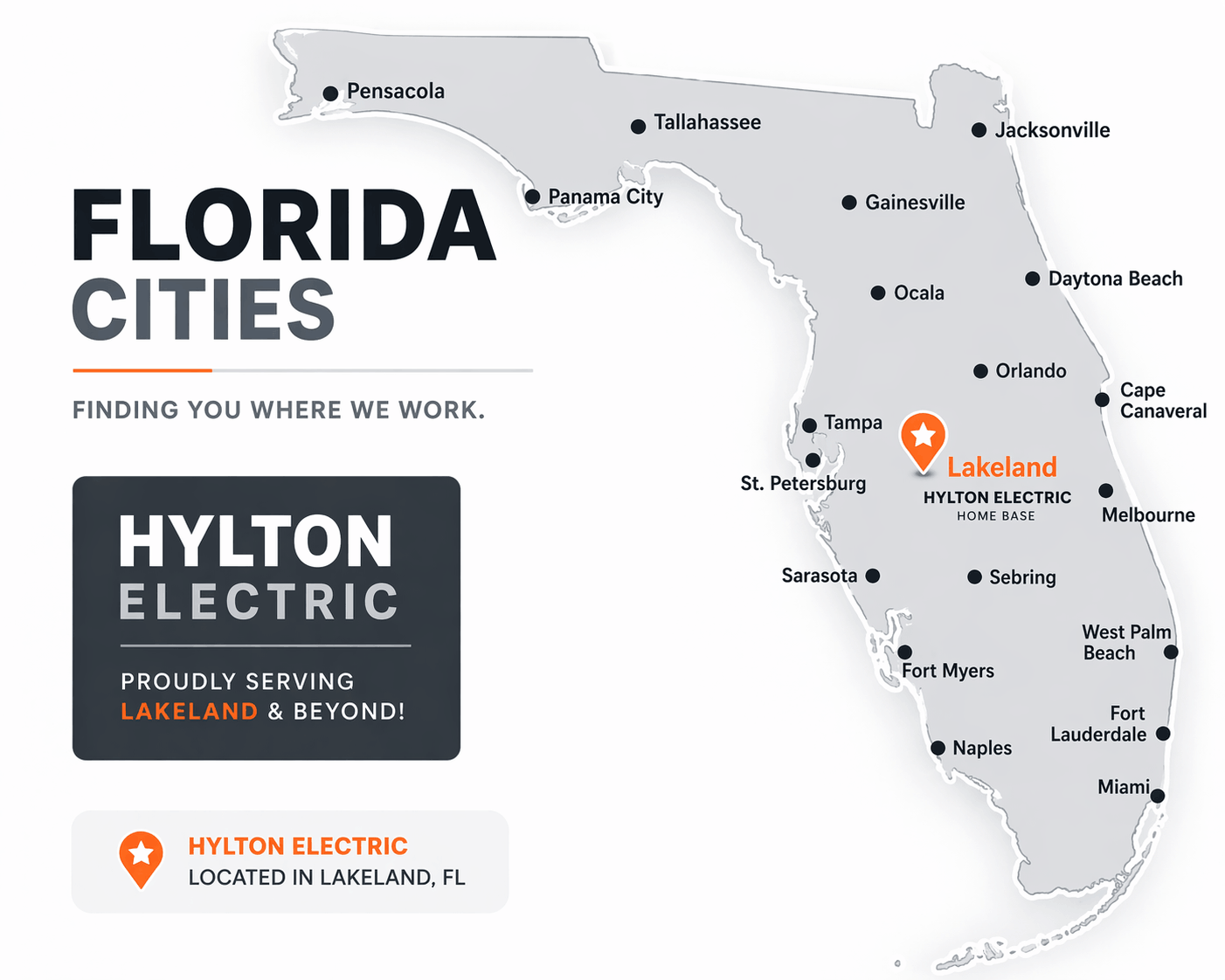 florida cities e;ectrical services