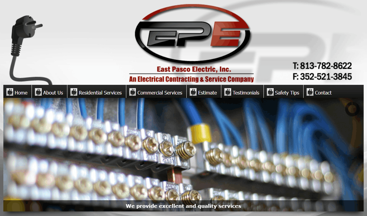 East Pasco Electric, Inc. looks forward to becoming your preferred electrical contracting and service company.