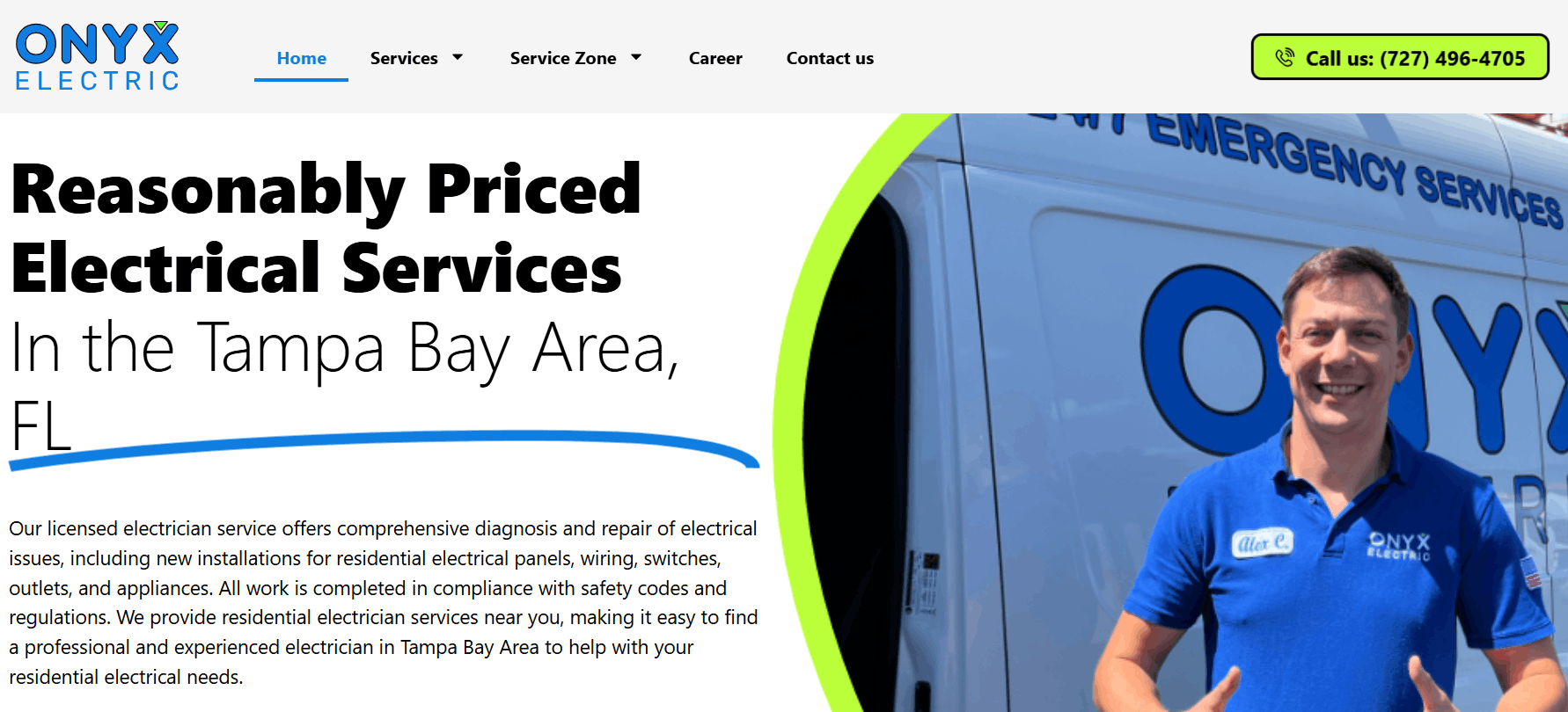 1. ONYX Electric – Best for Fast and Reliable Service