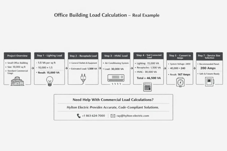 Commercial Electrical Load Calculation Explained (With Examples)