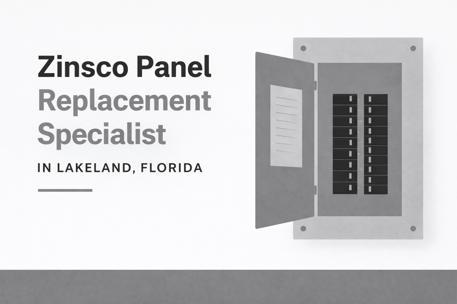 Zinsco Panel Replacement Specialist in Lakeland, Florida