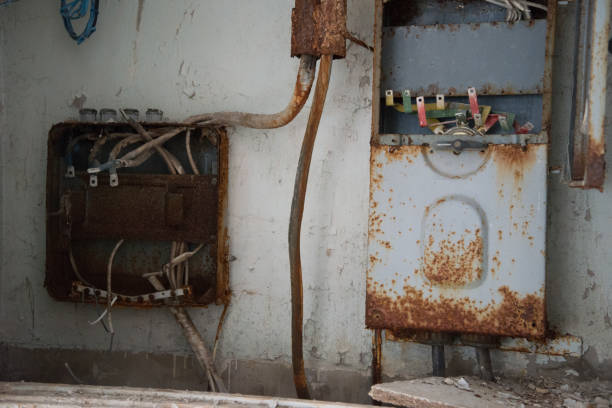 Chernobyl disaster, one of the buildings in Pripyat