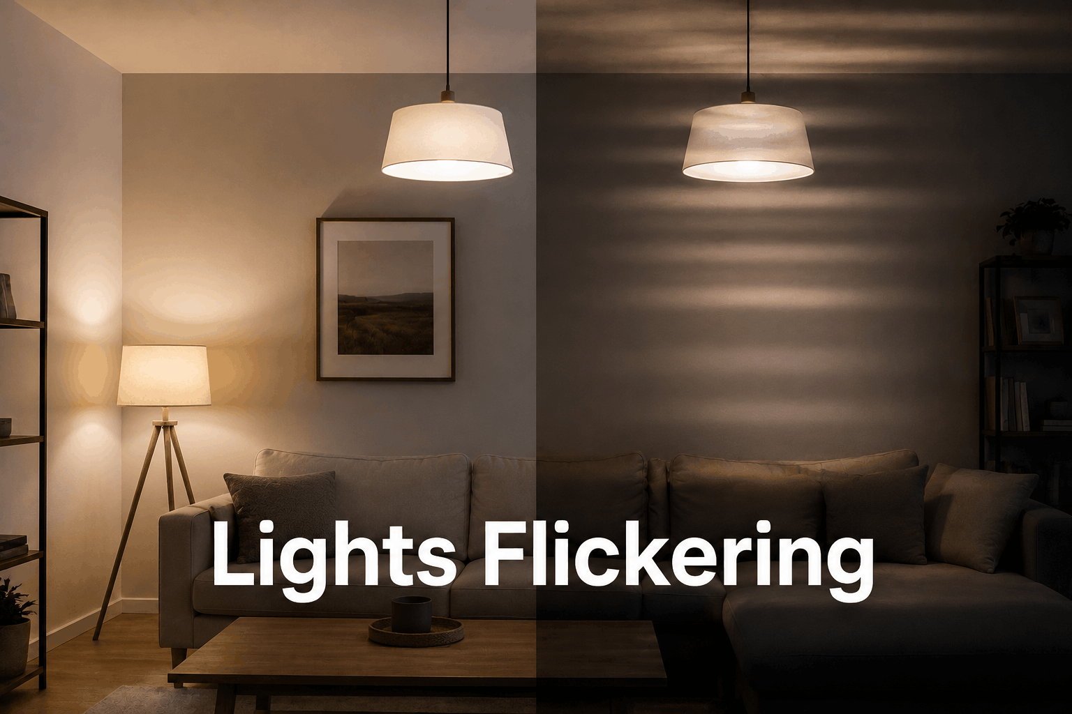 Why Are My Lights Flickering? Causes, Fixes & Warning Signs
