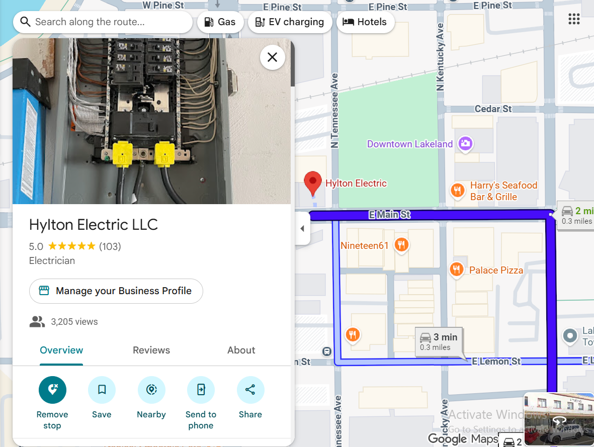 map hylton electric