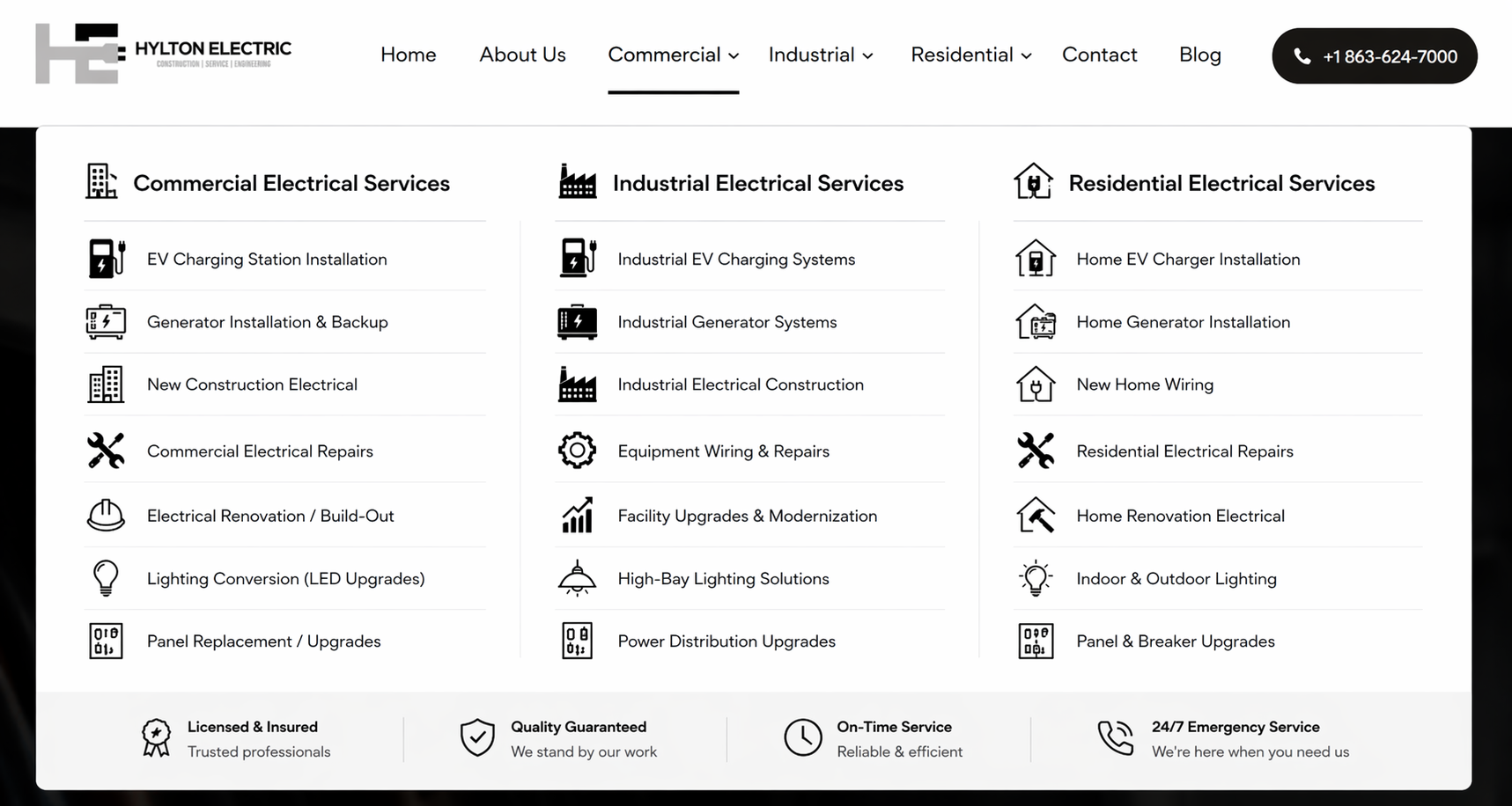 hylton electric services