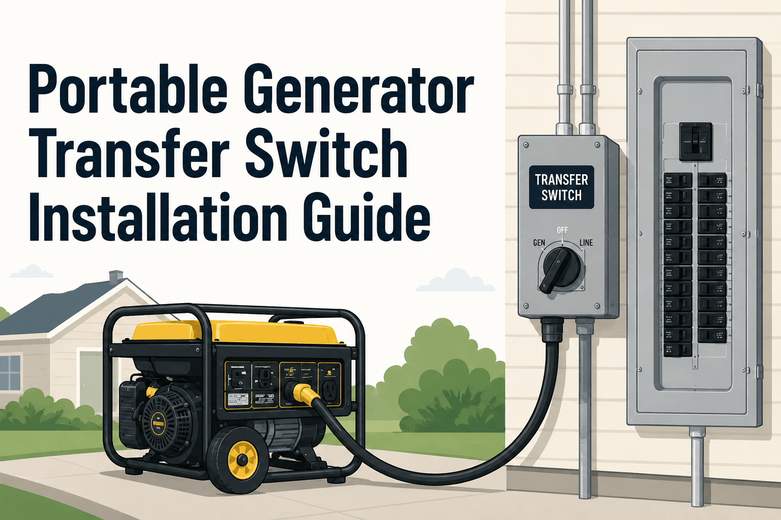Portable Generator Transfer Switch Installation Guide