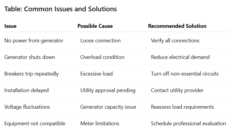 Table: Common Issues and Solutions